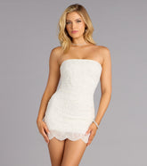 Katrina Beaded Mesh Mini Dress