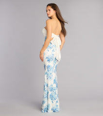 Annika Floral Lace Mermaid Dress