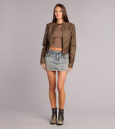 Laid Back Babe Denim Skort