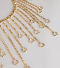 Statement Moves Fringe Chain Belt