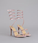 Glamour Diva Spiral Rhinestone Heels