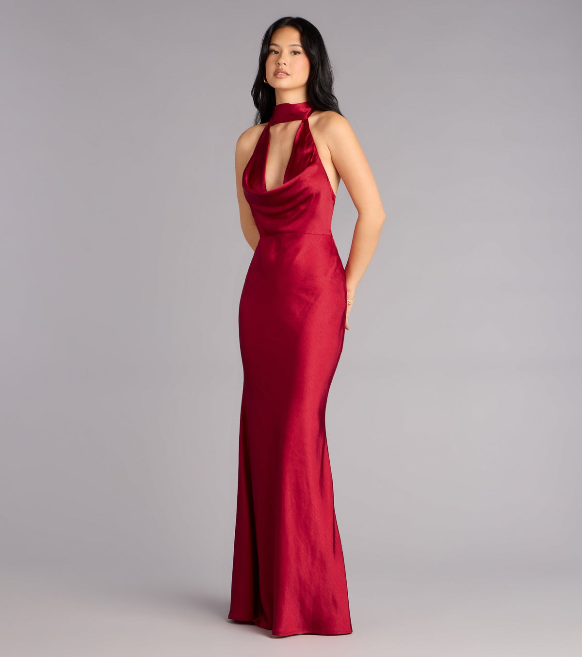 Vera Satin Mermaid Formal Dress