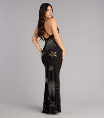 Daniella Celestial Rhinestone Formal Dress