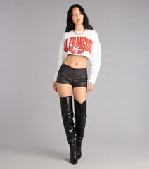 Bold Move Coated Hot Shorts