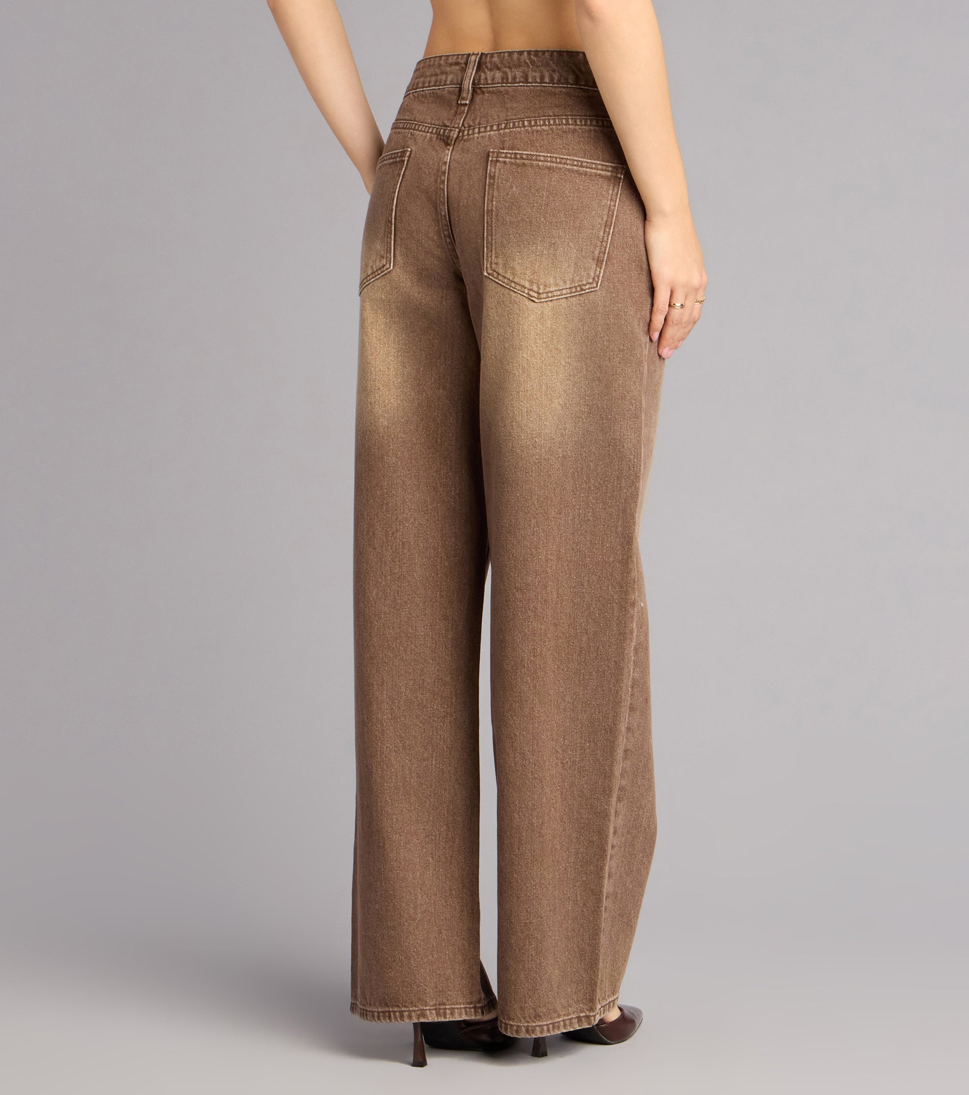 Off Duty Muse Wide Leg Denim Jeans