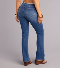 Undone Edge Low Rise Bootcut Jeans