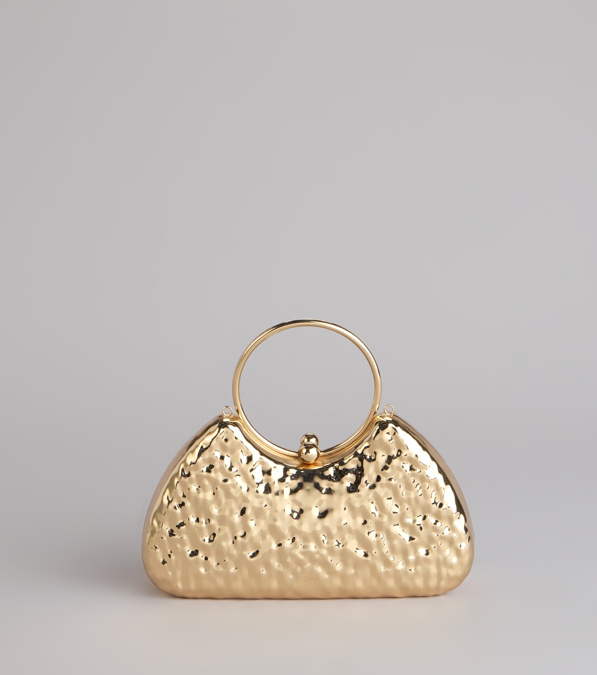 Party Plans Metallic Clutch Bag