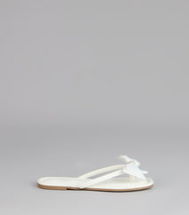Sweet Steps Bow Thong Sandals