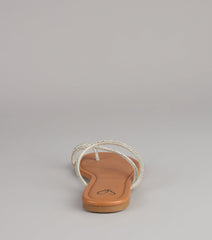 Twinkle Toes Rhinestone Strappy Sandals